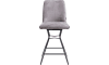 XOOON - Arwen - Industriel - chaise de bar cadre noir + combi tissu Savannah / Pala