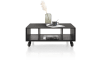 XOOON - Elements - Minimalistisches Design - Couchtisch 60 x 90 cm. + 3-Nischen - mit Rollen & Füße