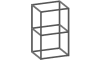 XOOON - Modulo - Design minimaliste - etagere de base 45 cm - 2 niveaux - 2 supports