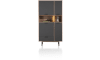 XOOON - Torano - Minimalistisches Design - Schrank 100 cm - 4-Türen + 1-Lade + 2-Nischen (+ LED)