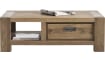 H&H - Santorini - Pur - table basse 120 x 60 cm + 1-tiroir t&t + 1-niche