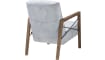 Henders and Hazel - Northon - Natuurlijk - fauteuil met houten arm vintage clay / white / black