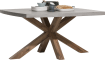 H&H - Maestro - Industriel - table 150 x 130 cm - plateau beton