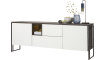 XOOON - Glasgow - Minimalistisch design - dressoir 230 cm - 2-deuren + 2-laden + 1-niche (+ LED)