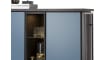 XOOON - Glasgow - Minimalistisches Design - Highboard 115 cm - 3-Tueren + 2-Laden + 2-Nischen (+ LED)