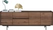 XOOON - Halmstad - design Scandinave - buffet 230 cm - 3-portes + 2-tiroirs