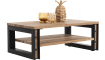 Happy@Home - Makalu - Natuurlijk - salontafel 110 x 65 cm + plank