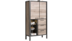 H&H - Copenhagen - Industriel - armoire 100 cm - 2-portes + 3-tiroirs + 3-niches (+ led)