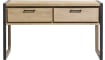 H&H - Metalo - Industriel - console 140 x 42 cm. + 2-tiroirs
