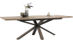 H&H - Cubo - Moderne - table a rallonge 190 x 110 cm. (+ 60 cm.)
