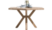 H&H - Quebec - Pur - table 150 x 130 cm - pieds en bois