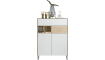 XOOON - Darwin - Minimalistisch design - highboard 2-deuren + 2-laden + 1-niche - 100 cm (+ LED)