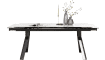 XOOON - Glasgow - Minimalistisch design - uitschuiftafel 180 (+ 2x40) x 90 cm
