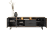 XOOON - Torano - Minimalistisch design - dressoir 230 cm - 3-deuren + 2-laden + 3-niches (+ LED)
