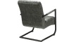 H&H - Angelica - Industriel - fauteuil rough off black