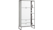 XOOON - Bogota - Minimalistisch design - bergkast 100 cm - 2-deuren + 2-laden + 4-niches (+ LED)