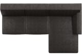 2-zits zonder armen + longchair - rechts