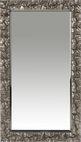Baroque spiegel 82x142cm - zilver
