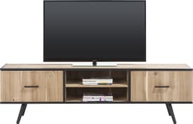 meuble tv 190 cm - 1-porte + 1-tiroir + 2-niches