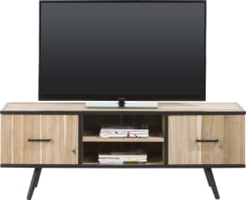 meuble tv 150 cm - 1-porte + 1-tiroir + 2-niches