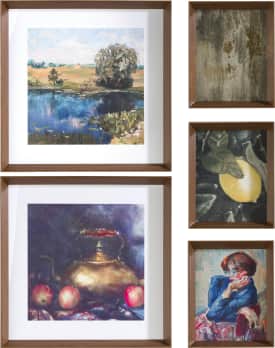 Impressions set van 5 schilderijen