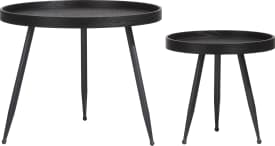 Hudson set of 2 side tables H50-40cm