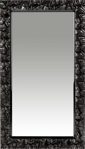 Baroque Spiegel 82x142cm - schwarz