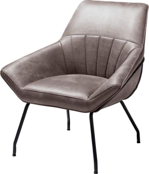 fauteuil - frame off black - stof Rocky