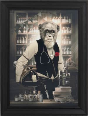 Bartender painting 63 x 83 cm