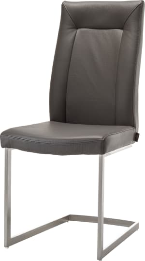 chaise - inox pied traineau carre