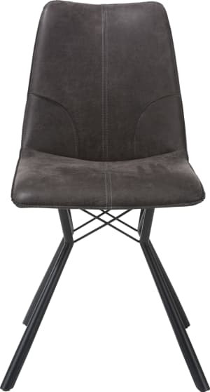 chaise - pied noir + cuir Corsica