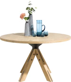 table ronde 130 cm - pied central