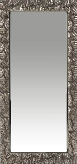 Baroque mirror 82x162cm - silver