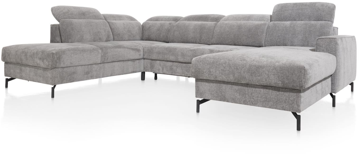 XOOON - Rialto - Sofas - Ottomane links - 2,5 Sitzer ohne Armlehnen - Longchair rechts