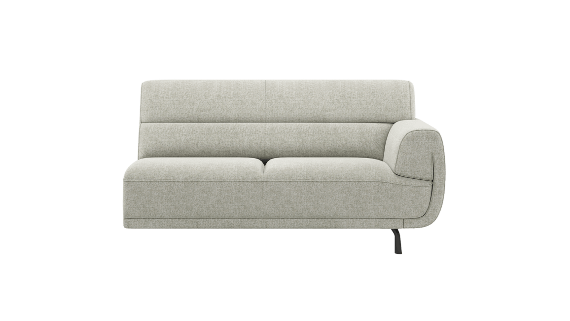 XOOON - Belem - Sofas - 2-Sitzer Armlehne rechts - hoch