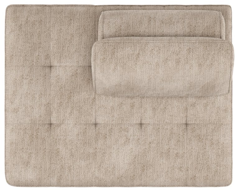 H&H - Tolosan - Canapés - petite ottomane - dossier fixe - accoudoir gauche