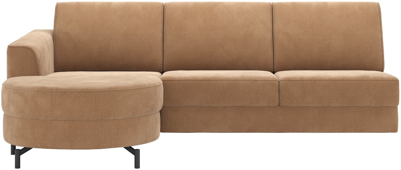 H&H - Anaba - Canapés - 3-places sans accoudoirs incl. méridienne gauche