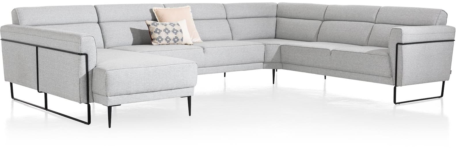 XOOON - Fiskardo - Sofas - Longchair langem Armlehne links - 2,5 Sitzer ohne Armlehnen - Eckteil - 2 Sitzer Armlehne rechts