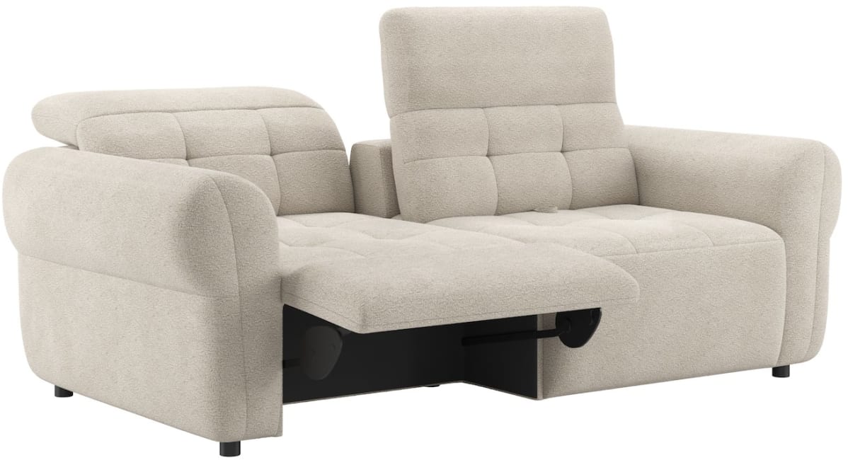 Henders and Hazel - Bologna - Banken - 2.5-zits - verstelbare rug - electrisch verstelbare voetsteun