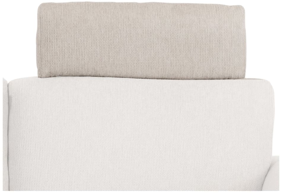 XOOON - Carini - Salons - hoofdsteun voor 2.5-zits + ottomane - 60 cm