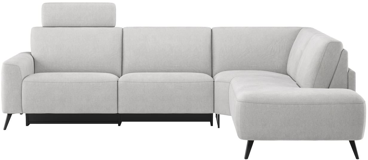 XOOON - Carini - Sofas - 3 Sitzer Armlehne links relax - Ottomane gross rechts