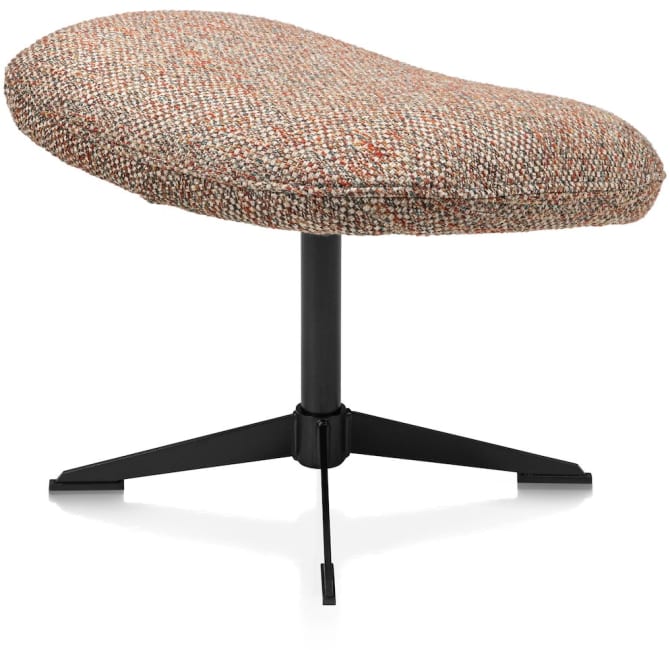 XOOON - Stresa - poef/hocker poot matt black
