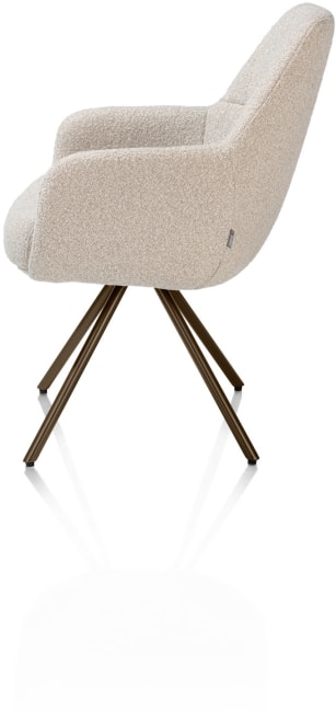 XOOON - Mavis - fauteuil avec fonction pivotante, avec ressorts ensachés, Selected Choices