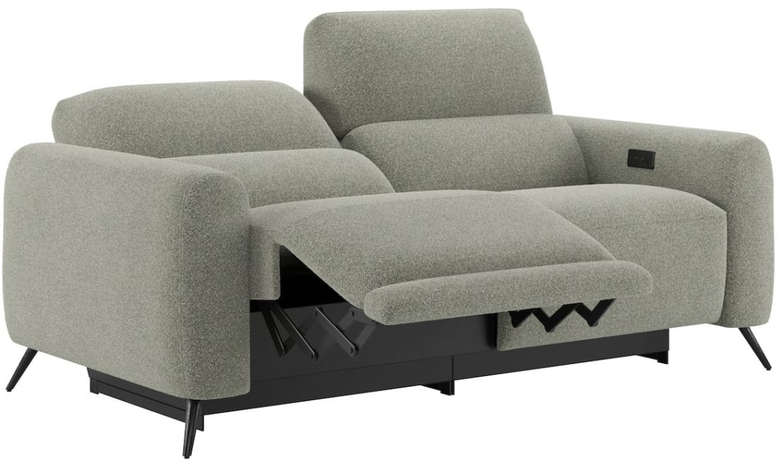 XOOON - Creazzo - Sofas - 2.5-Sitzer - elektrisches Relaxsystem - 4 Motoren