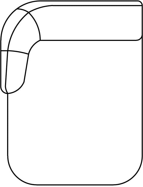 XOOON - Cervo - Sofas - Longchair XL - Armlehne links