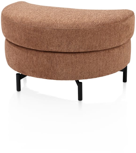 H&H - Anaba - Canapés - pouf arrondi - 80 x 52 cm