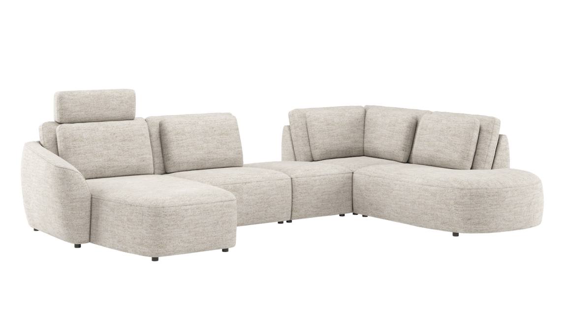 H&H - Burdigala - Canapés - pouf / élément intermédiaire