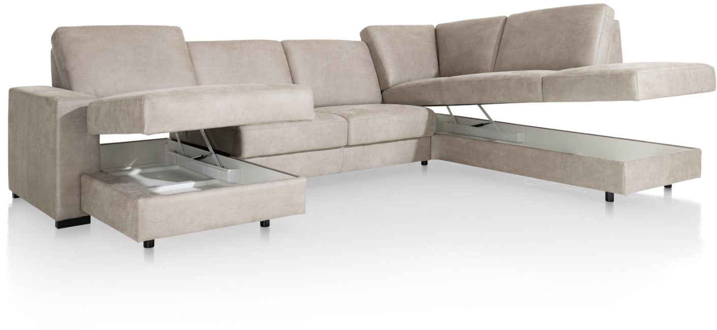 Happy@Home - Sydney - Modern - Banken - ottomane big incl. hoek - rechts