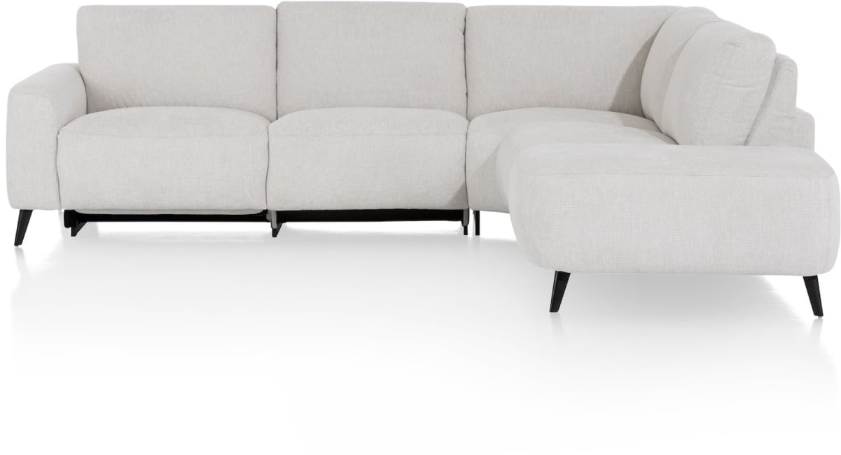 XOOON - Carini - Sofas - 2,5 Sitzer Armlehne links relax - Ottomane gross rechts