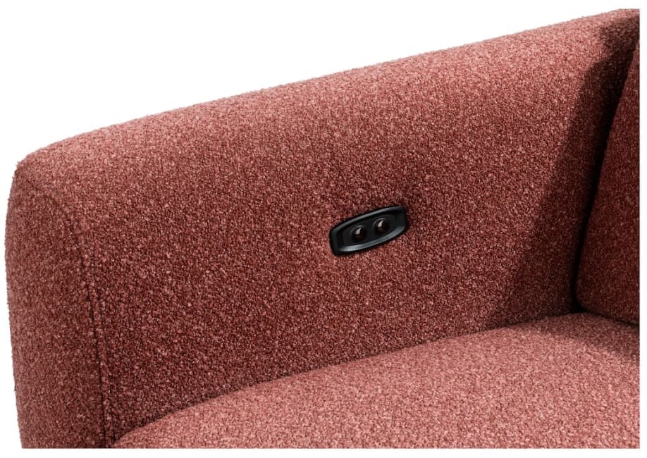 XOOON - Cantello - Sofas - Longchair curved links inklusive 2 Armkissen - 2,5 Sitzer Armlehne rechts